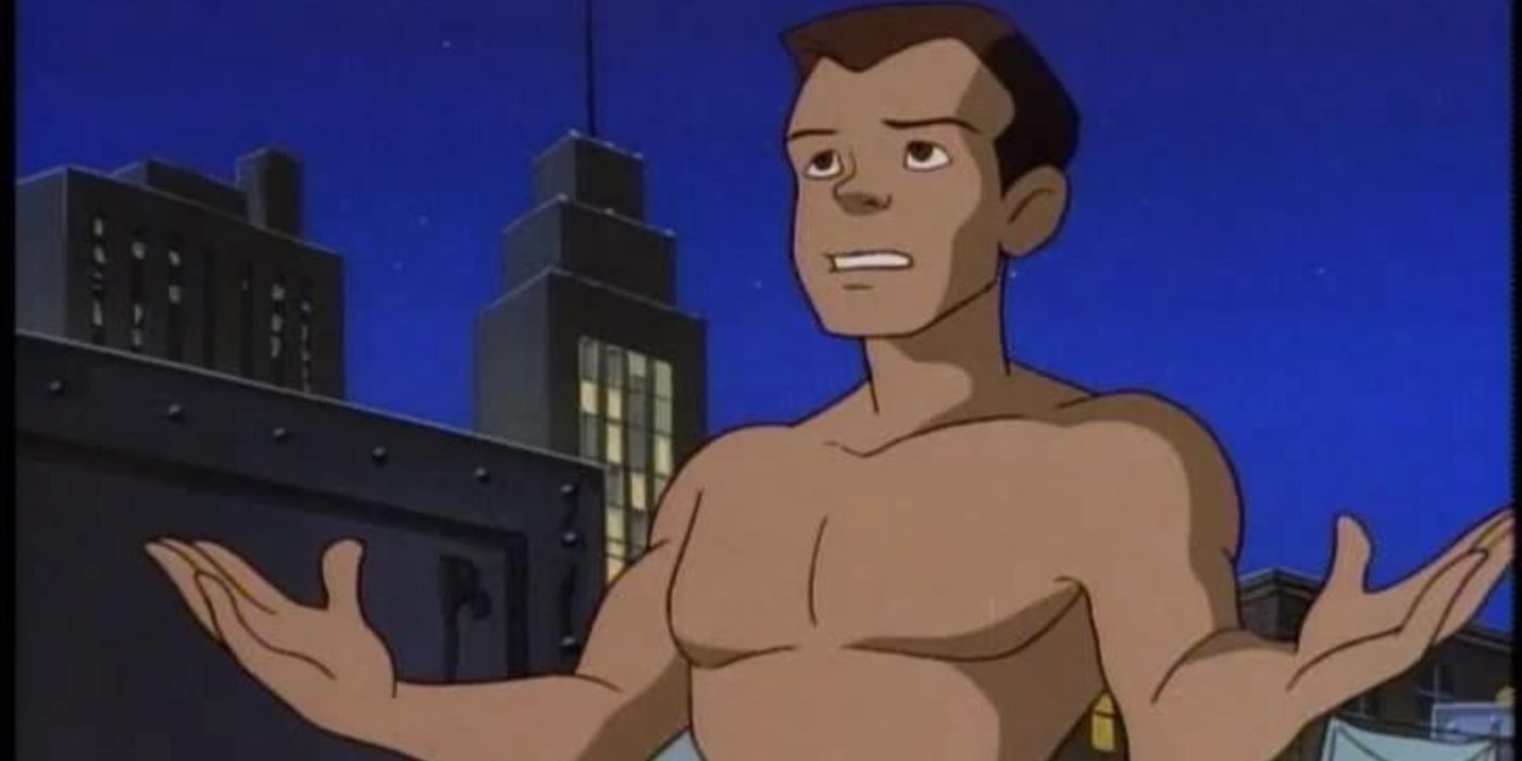 Human Lexington looks perplexed in the animated Gargoyles show