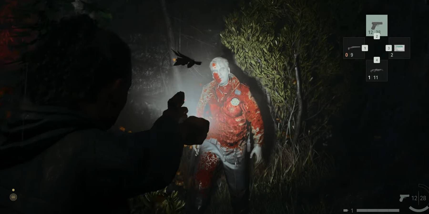 Alan Wake 2 Defeating Mulligan in Second Phase of Chapter 3 Boss Fight