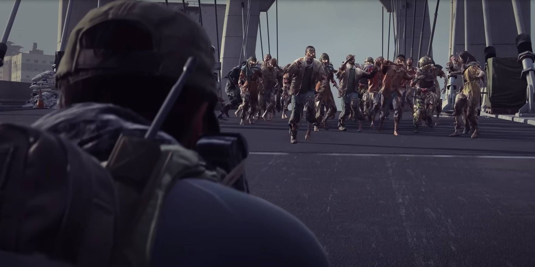 Modern Warfare 3 Zombies Farming XP rapide en éliminant une horde de zombies sur un pont