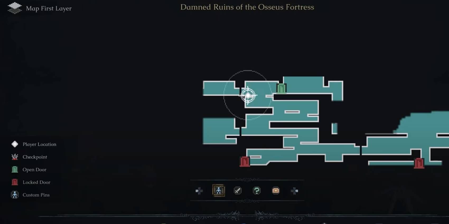 The Last Faith Bloody Chalice Puzzle #1 Location in the Damned Ruins of the Osseus Fortress