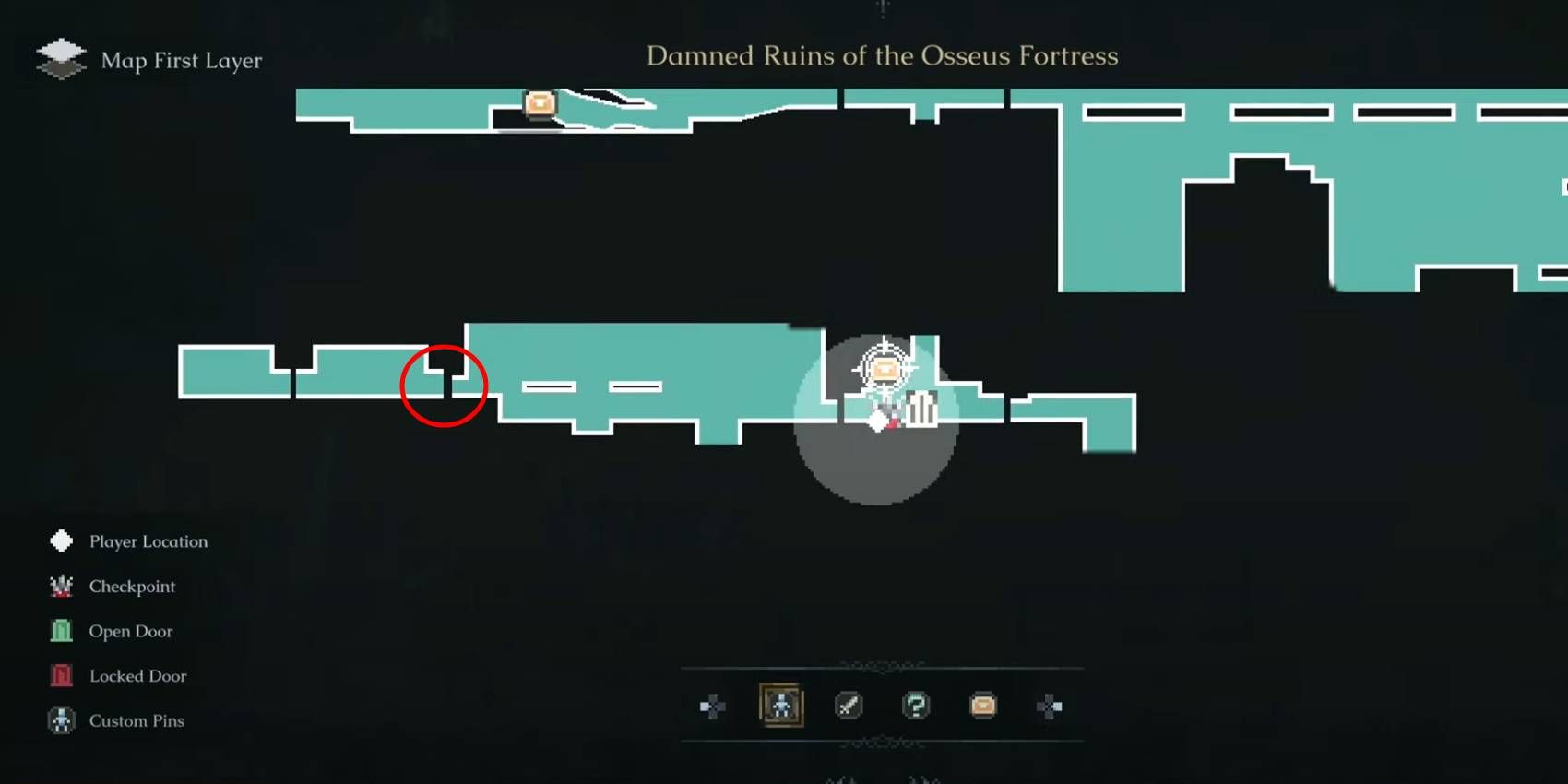 The Last Faith Bloody Chalice Puzzle #3 Location in the Damned Ruins of the Osseus Fortress