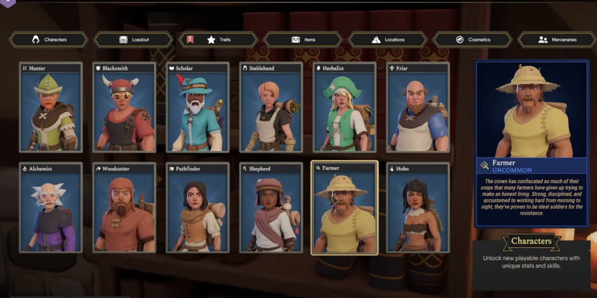 For the King 2 Every Class to Get by Playing the Main Story and Completing Side Quest Content