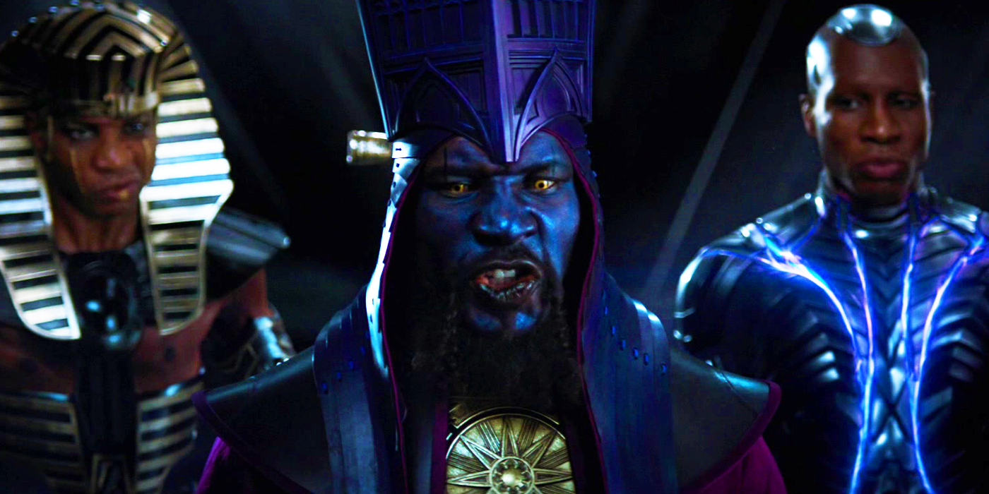 Immortus during his rant with Rama-Tut and the Centurion in Ant-Man and the Wasp Quantumania
