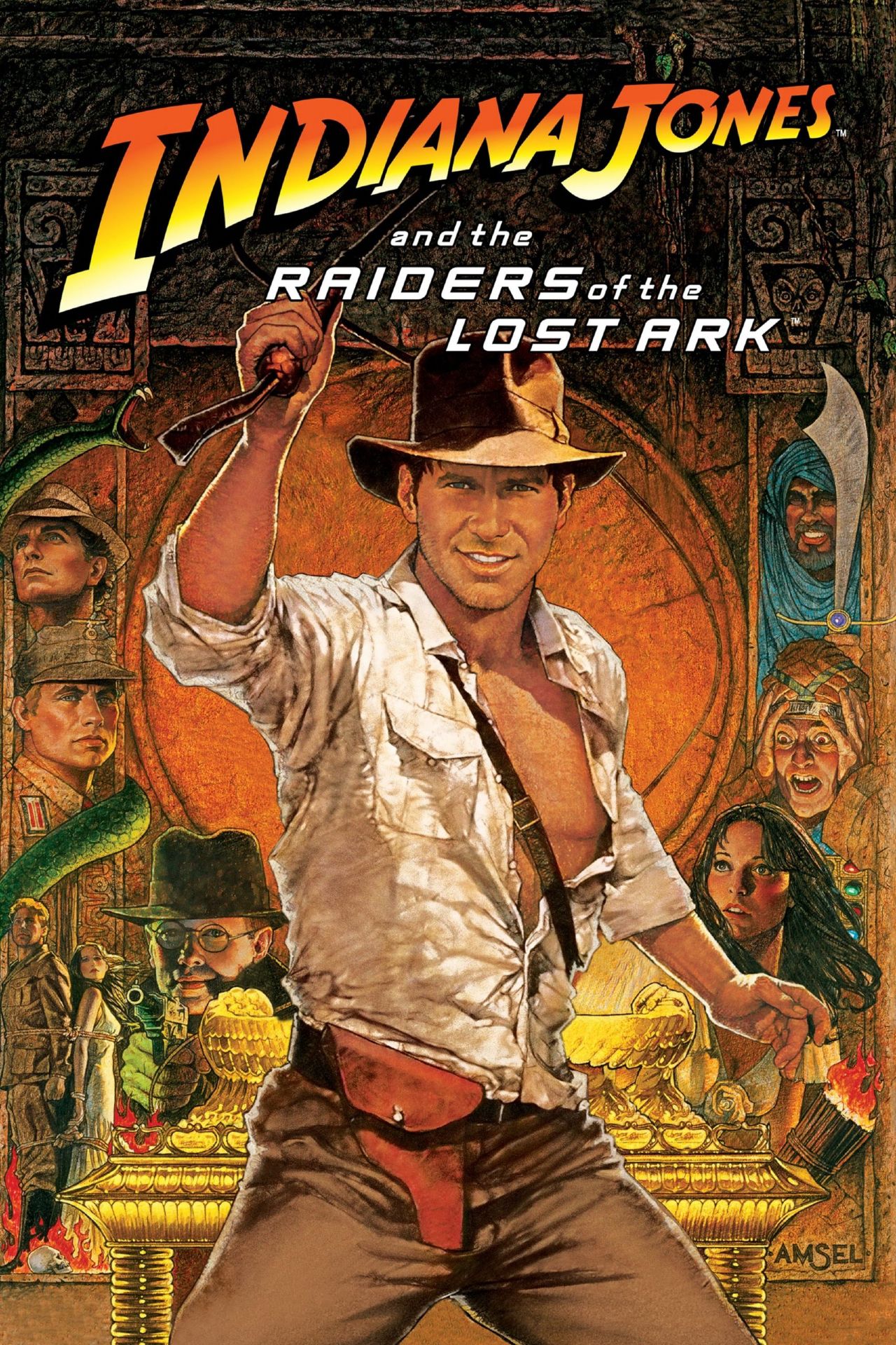 Indiana Jones and the raiders of the lost ark movie poster