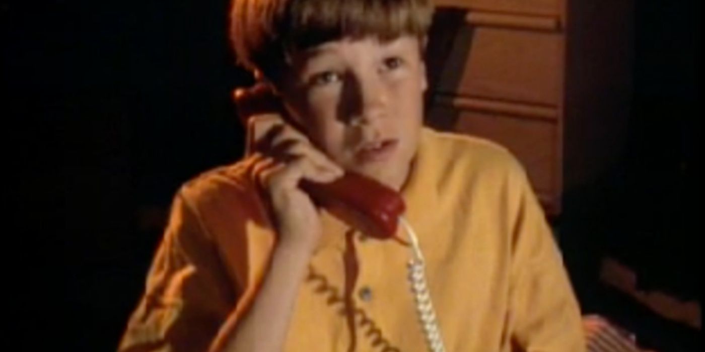 Jake on the phone in The Tale Of The Phone Police.