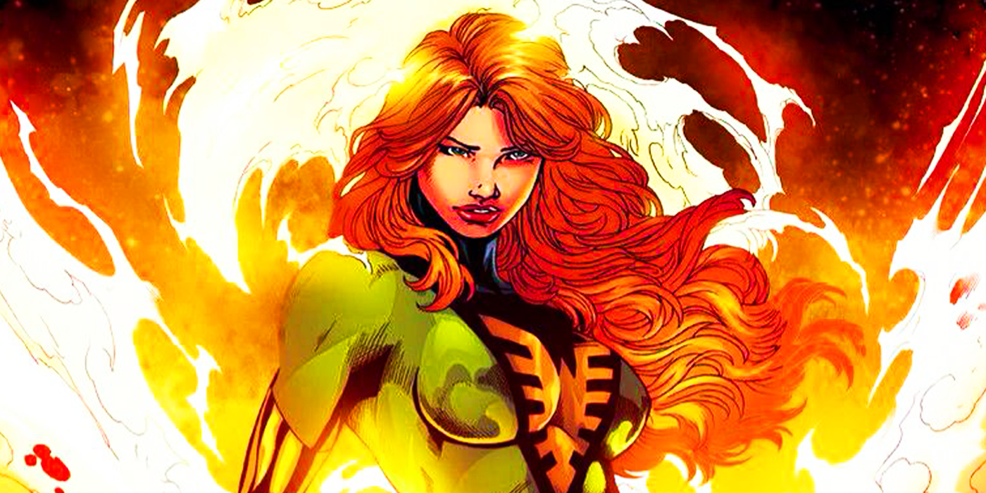 Jean Grey using her Phoenix powers in Marvel Comics