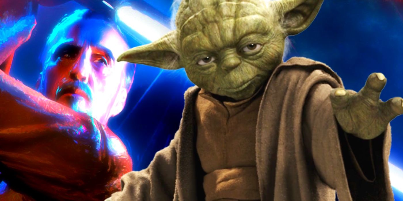 Jedi Master Yoda and Dooku As A Jedi