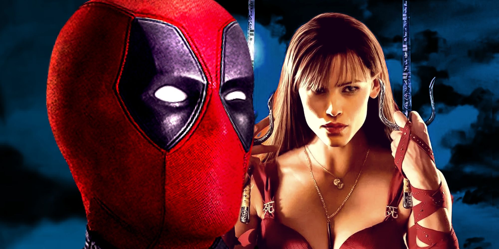 Jennifer Garner's Elektra and Ryan Reynolds' Wade Wilson in Deadpool 3