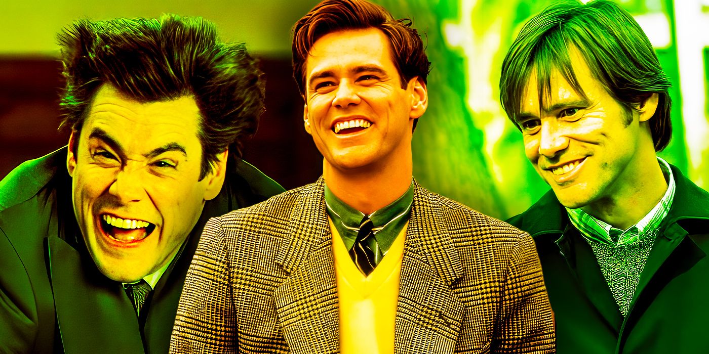 Jim Carrey in Liar Liar, The Truman Show, and Eternal Sunshine of the Spotless Mind