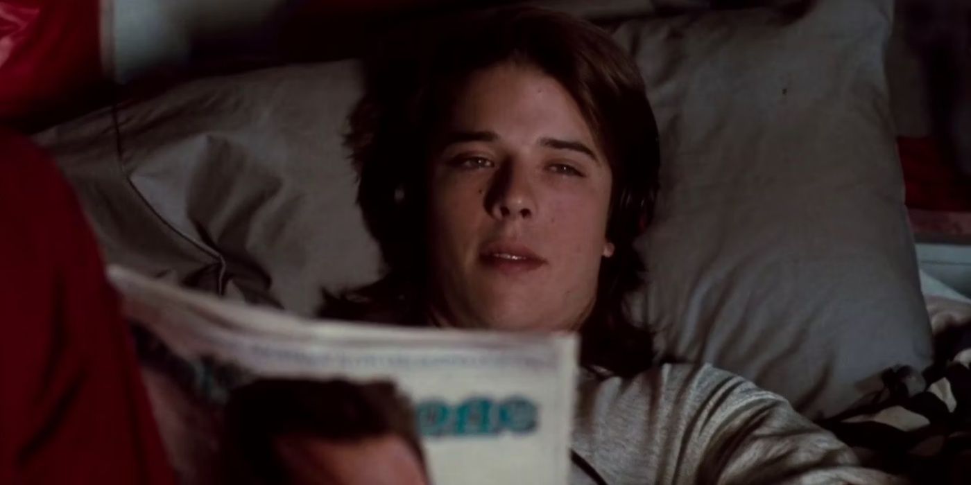 Joey reading a magazing in Nightmare on Elm Street 3.