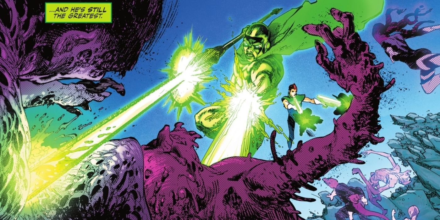 John Stewart and Shepherd Fight Radiant Dead DC