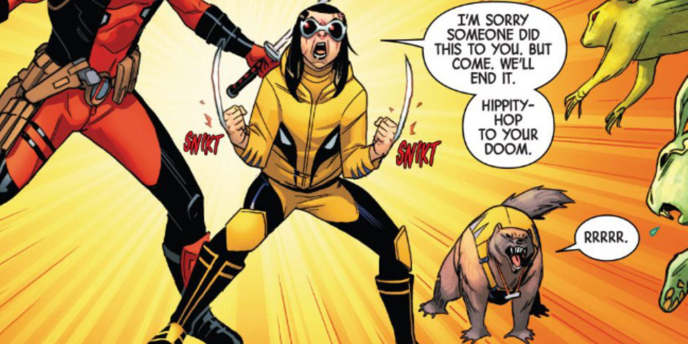 X-Men, Honey Badger and Jonathan the Unstoppable (an actual wolverine)