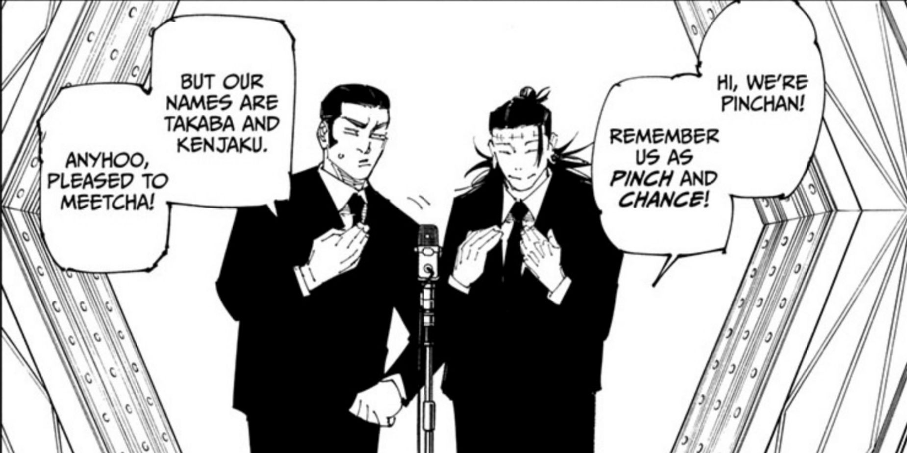 Jujutsu Kaisen Takaba and Kenjakus Stand up