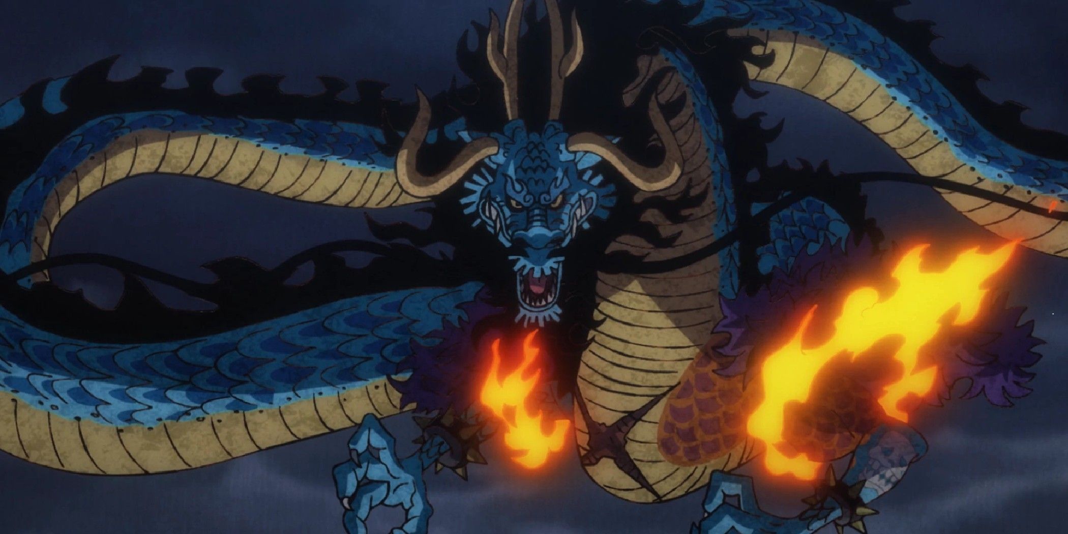 Kaido's Dragon Form from the One Piece anime.