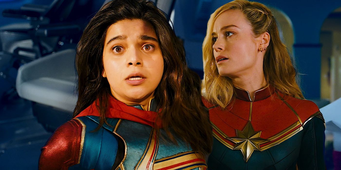 Kamala Khan and Captain Marvel in The Marvels