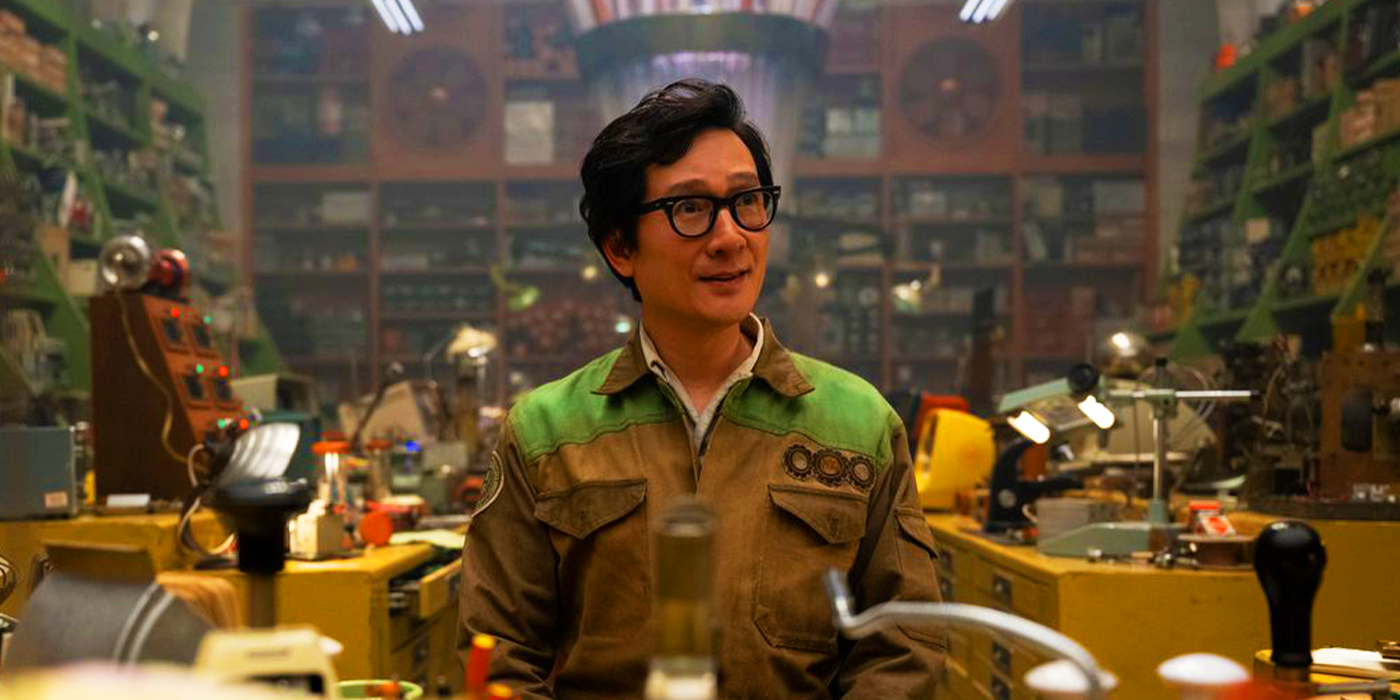 Ke Huy Quan's OB in his workshop in Loki season 2