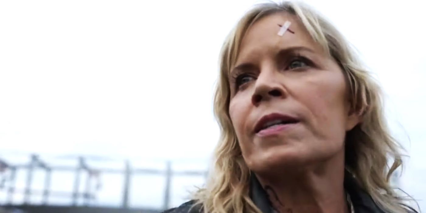 Kim Dickens As Madison In Close-Up In Season 8 Episode 8 Of Fear The Walking Dead