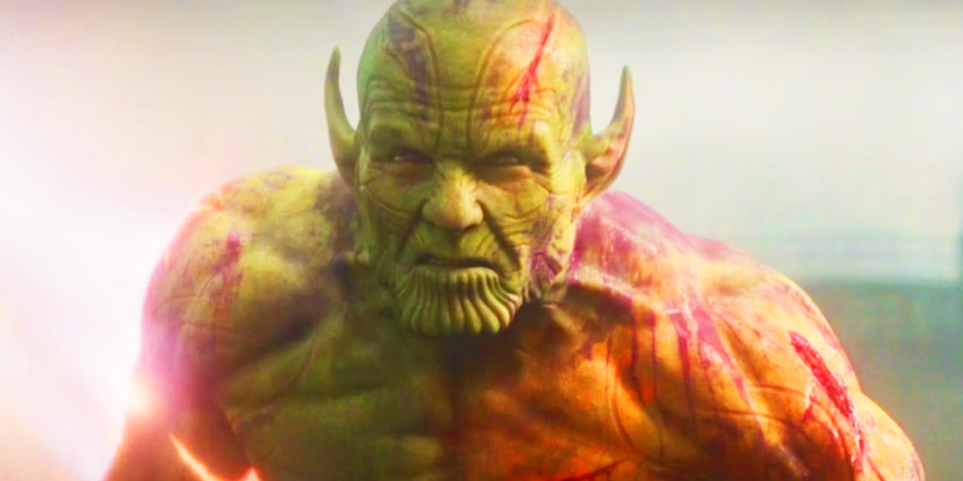 Kingsley Ben-Adir's Gravik as a Super Skrull in Secret Invasion's finale
