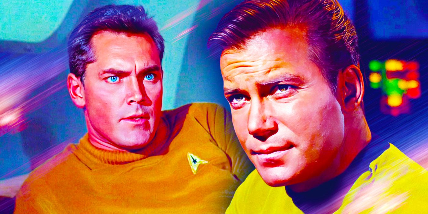 Star Trek TOS, Pike, Kirk, Jeffrey Hunter, William Shatner