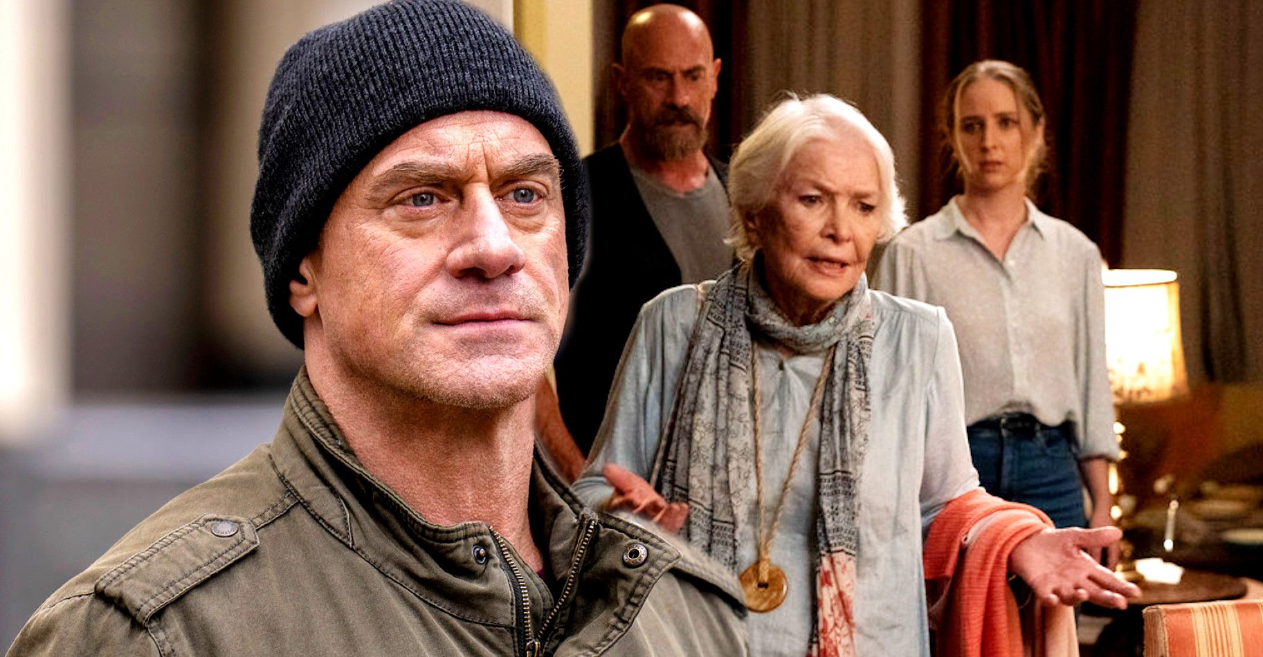 Stabler and his family in Law and Order