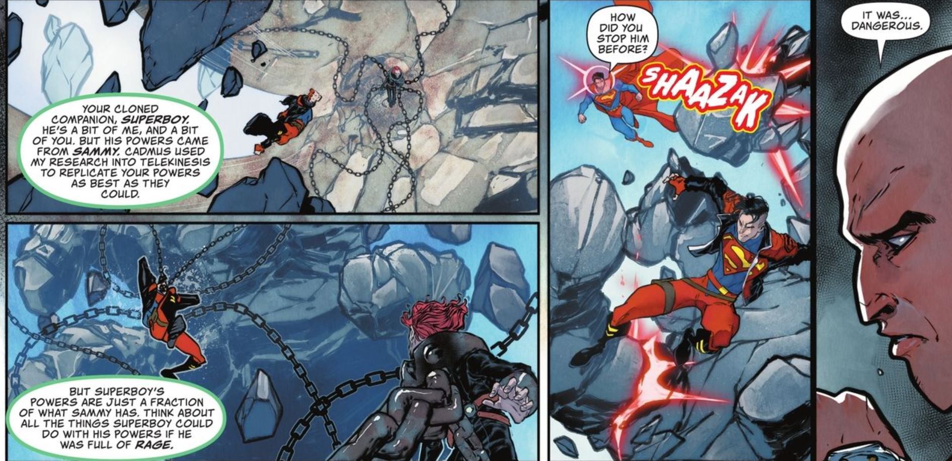 Lex Luthor Superboy Chained Origin DC