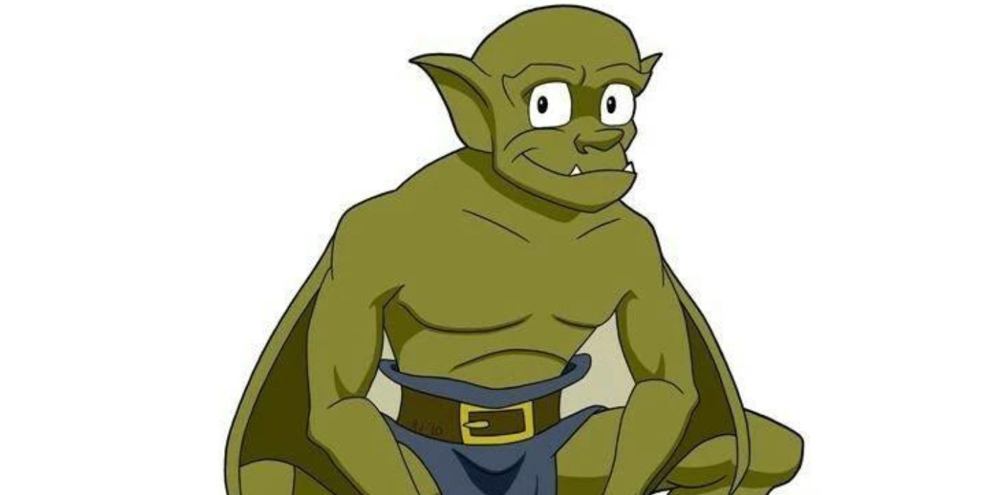 Gargoyles' Lexington smiling and posing