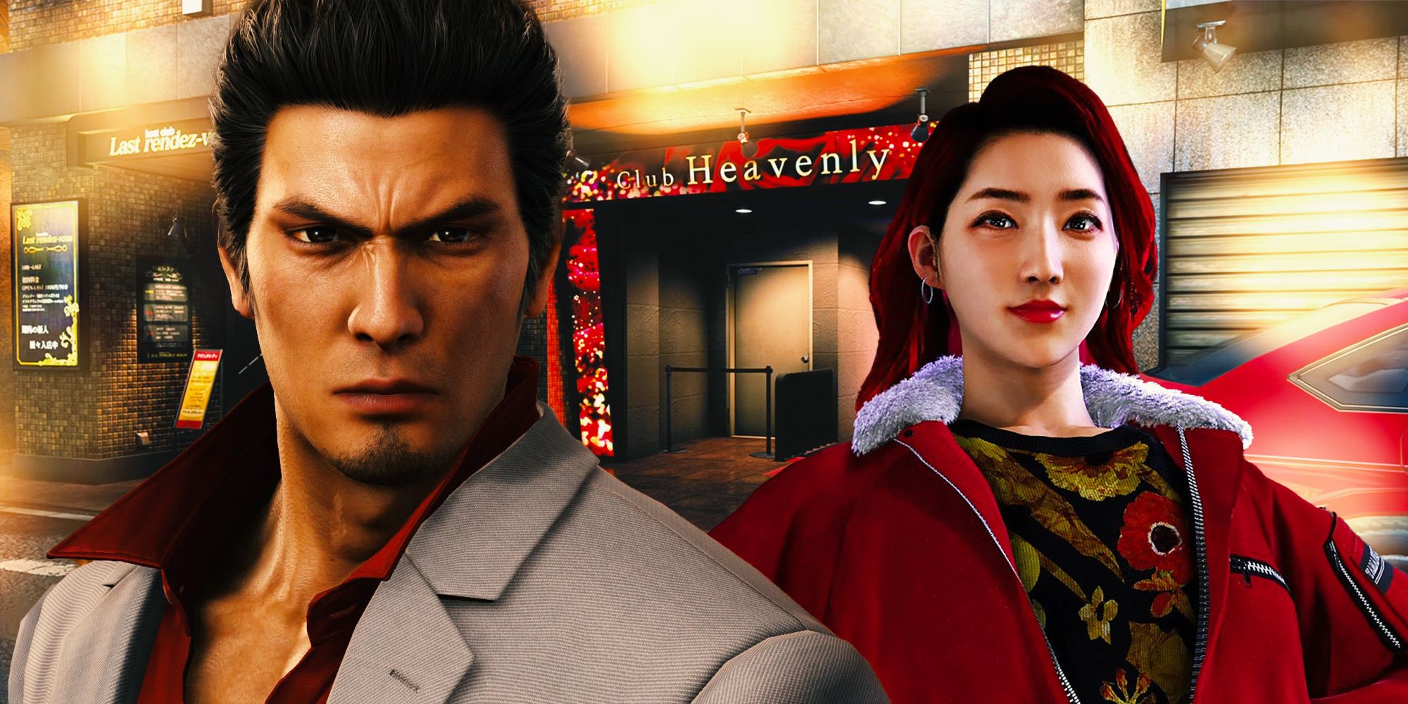 Kiryu and Ichiban are chilling with the LADs in Like A Dragon