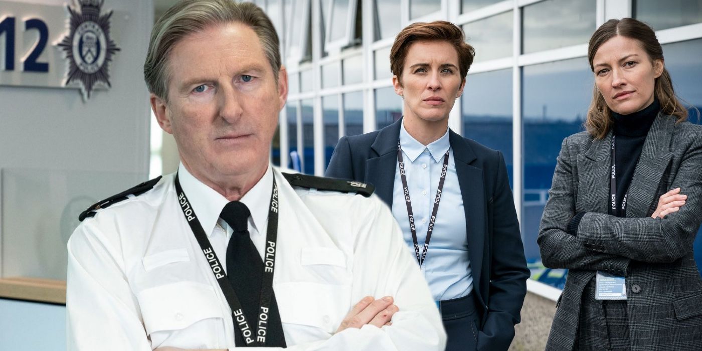 A composite image of characters from Line of Duty
