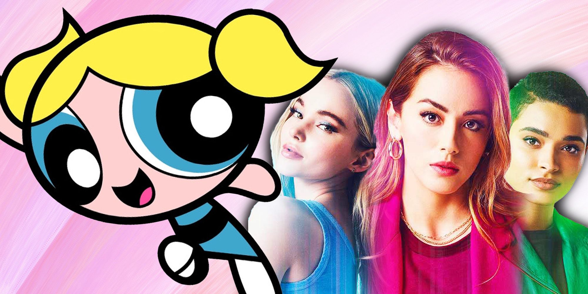 Bubbles in Powerpuff girls combined with the CW's live-action Powerpuff Girls