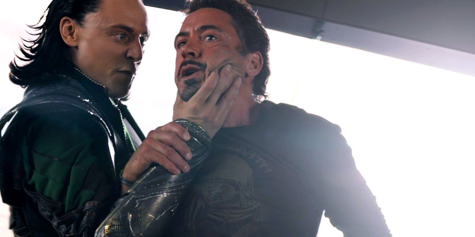 Tom Hiddleston's Loki Chokes RDJ's Iron Man in The Avengers