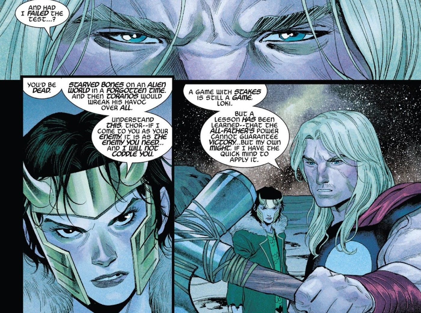 he Immortal Thor #3, Loki is the enemy Thor needs to help him defeat a much greater threat