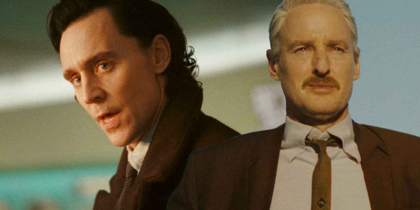 Loki (Tom Hiddleston) and Mobius (Own Wilson) in Loki season 2