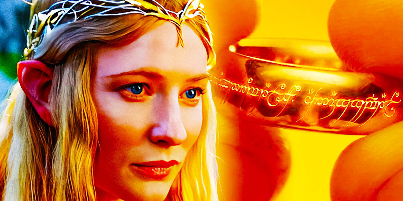 Cate Blanchett sebagai Galadriel dalam The Lord of the Rings.