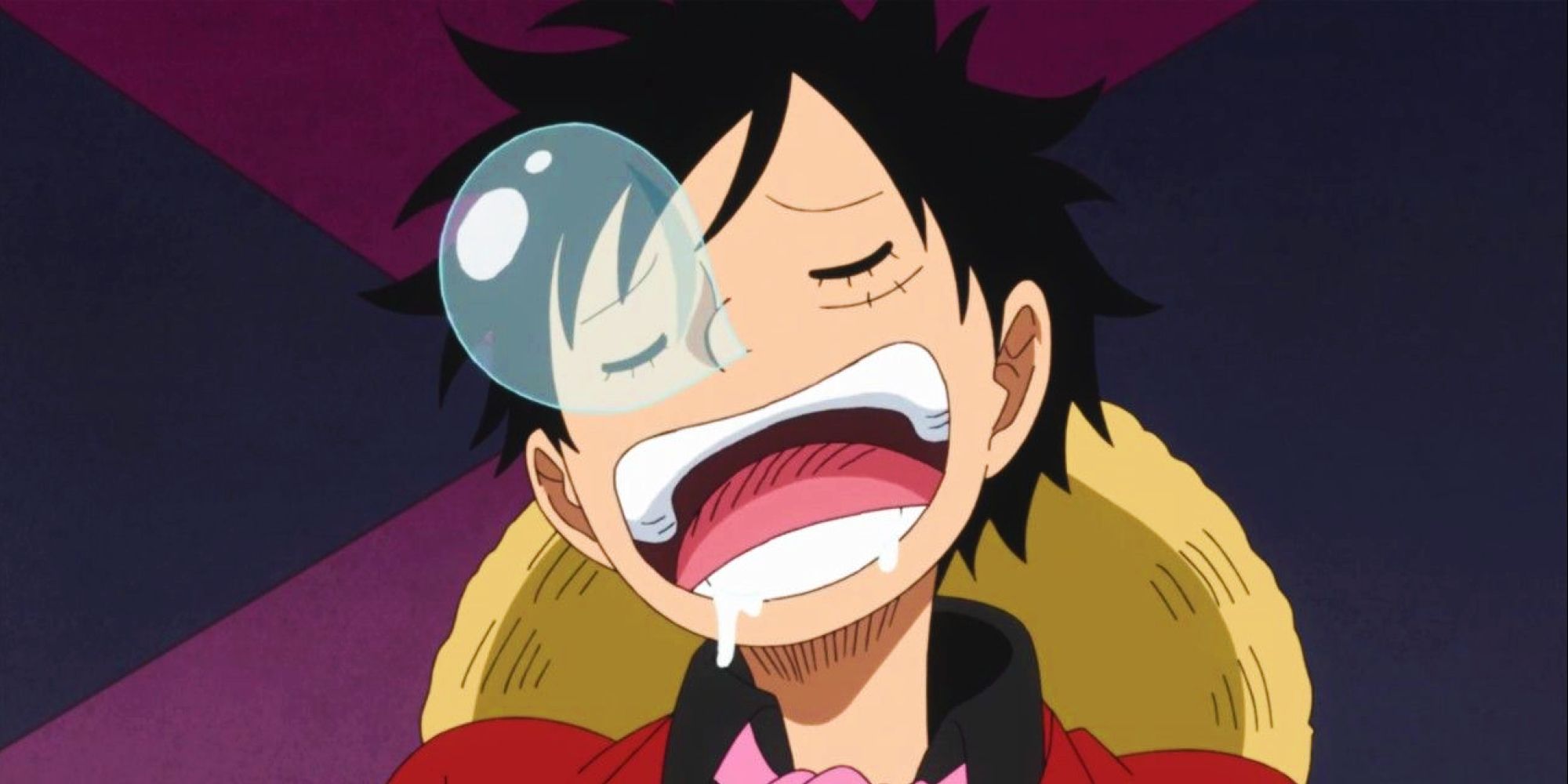 Luffy sleeping in One Piece