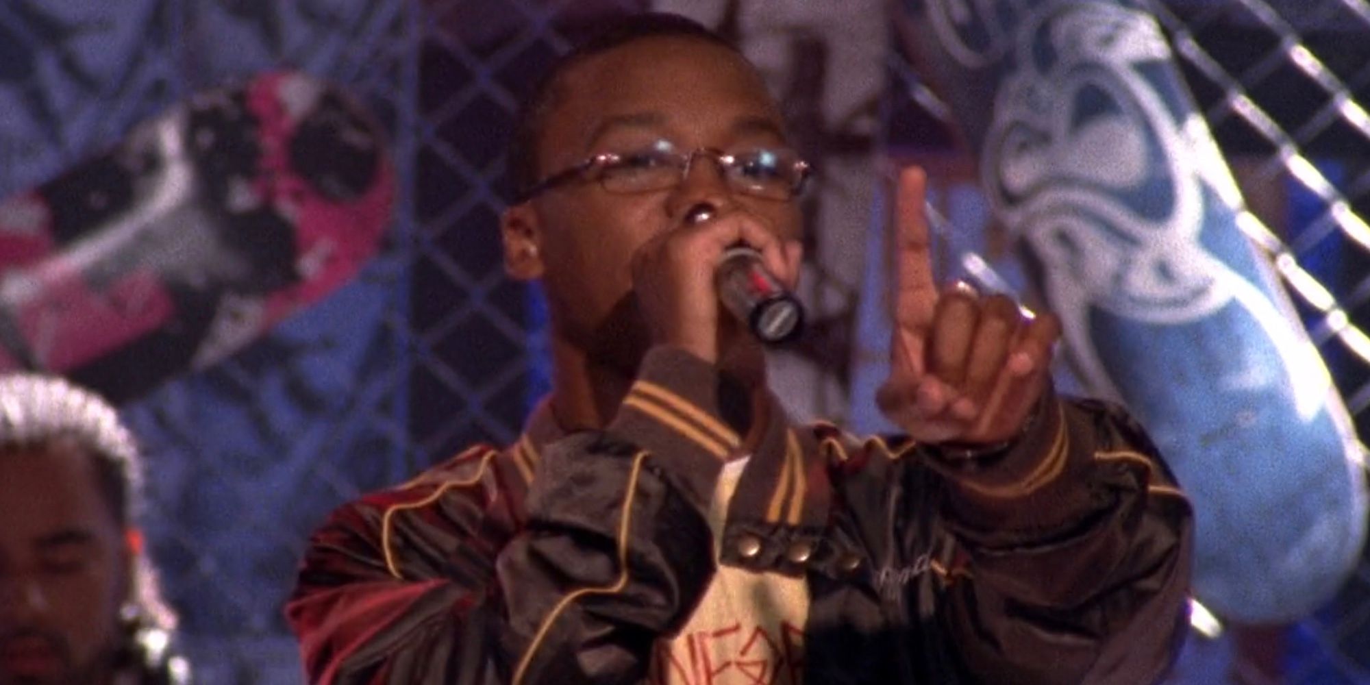 Lupe Fiasco performing on One Tree Hill