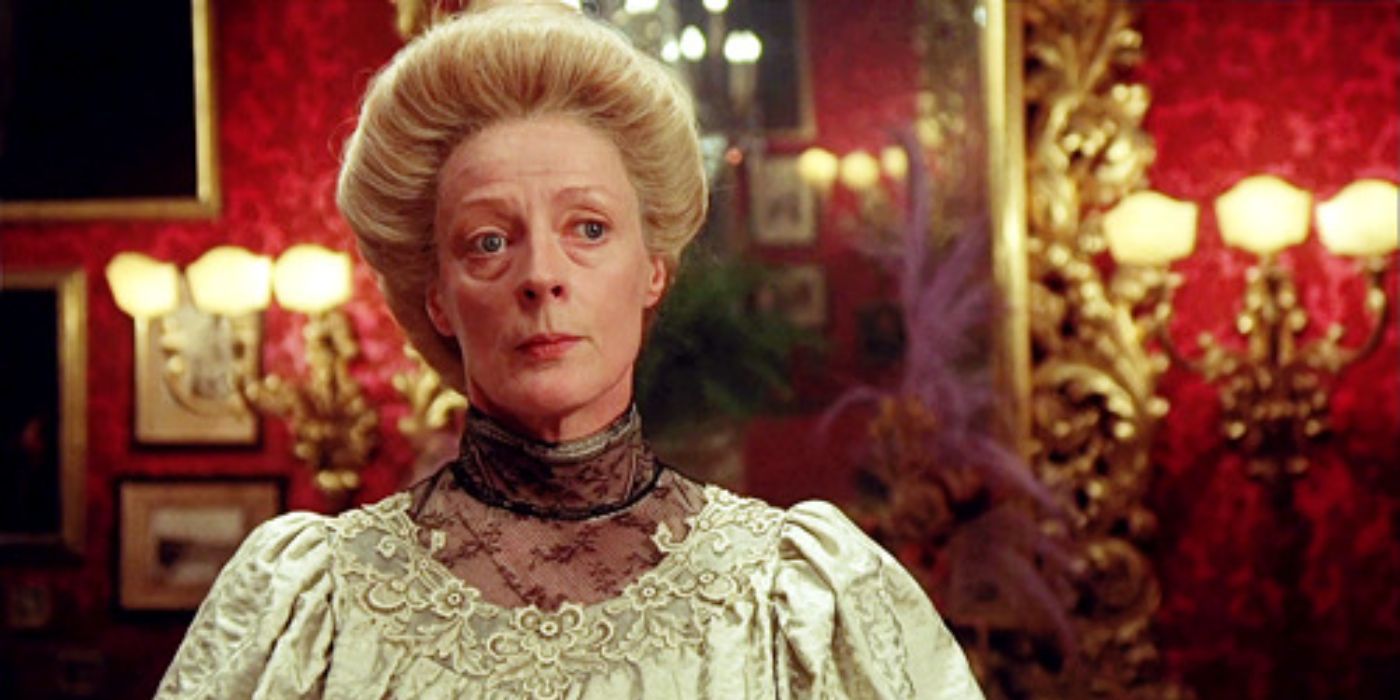 Maggie Smith as Charlotte Bartlett in A Room With A View