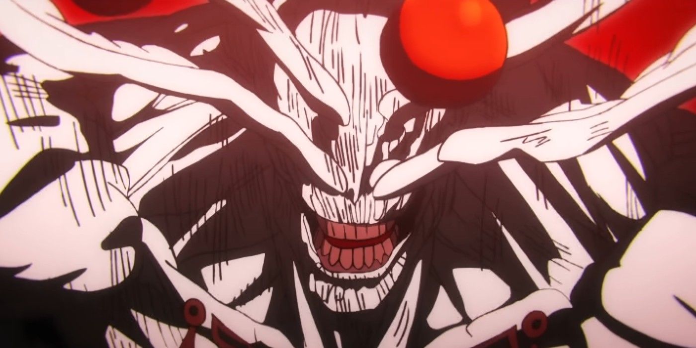 Mahoraga grins in Jujutsu Kaisen