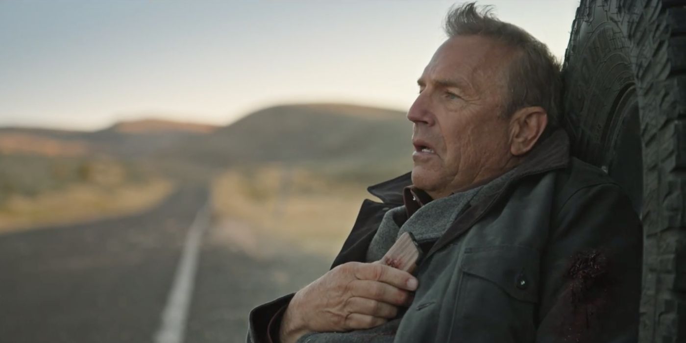Kevin Costner as John Dutton in a scene from Yellowstone.