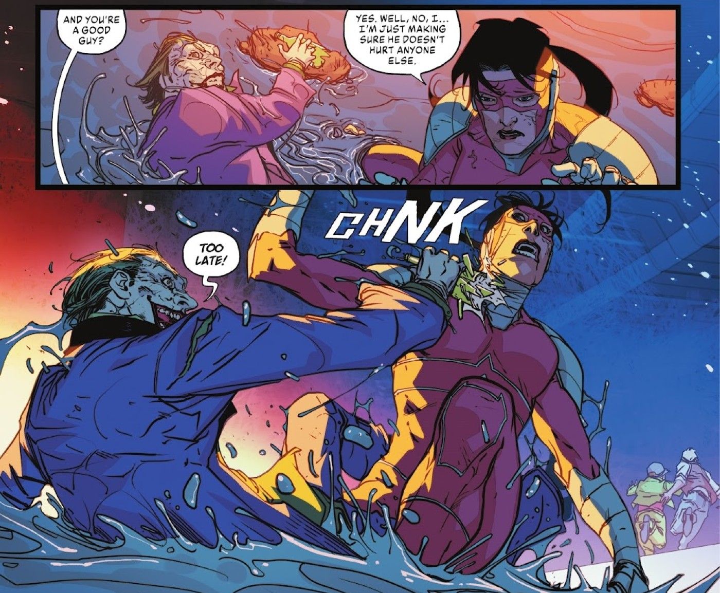 Manhunter Takes on the Joker