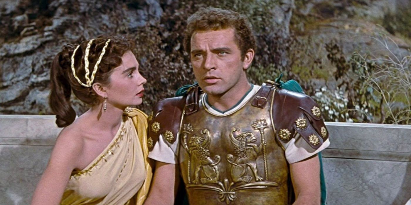 Marcellus and Diana in The Robe (1953).