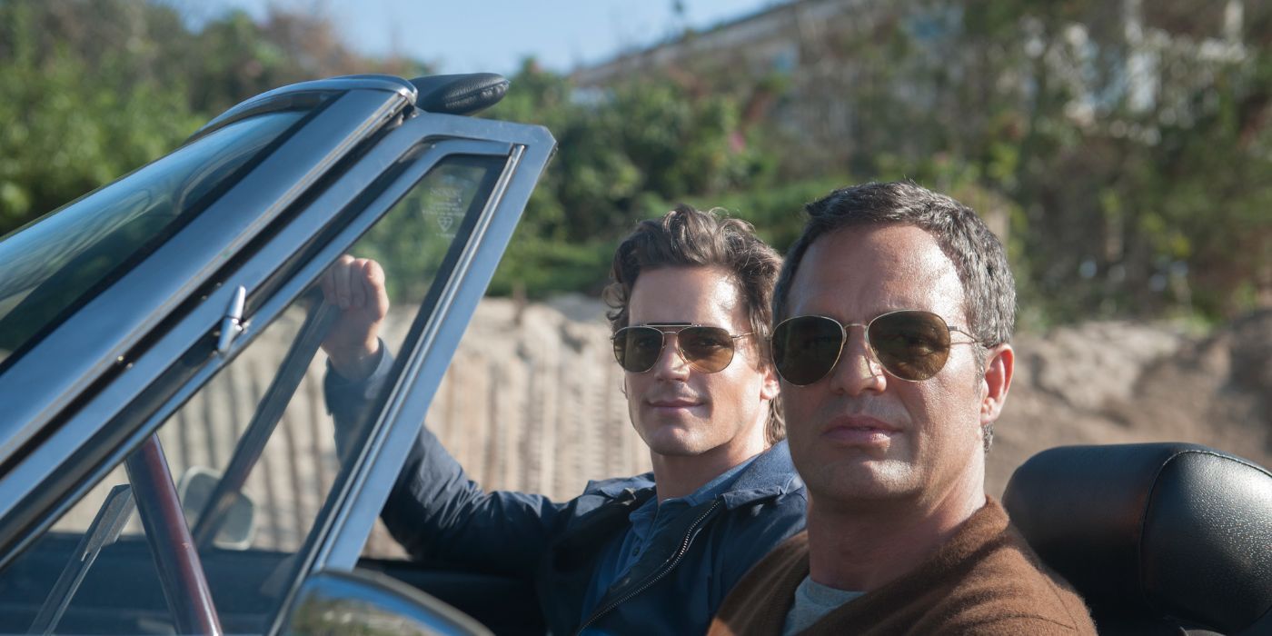 Mark Ruffalo driving a convertible in The Normal Heart