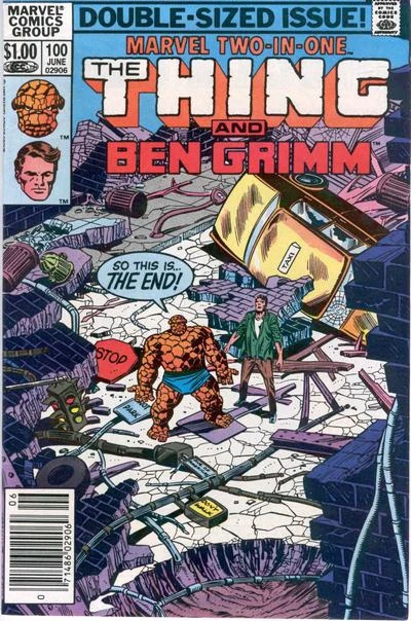 Cover for Marvel Two-In-One #100