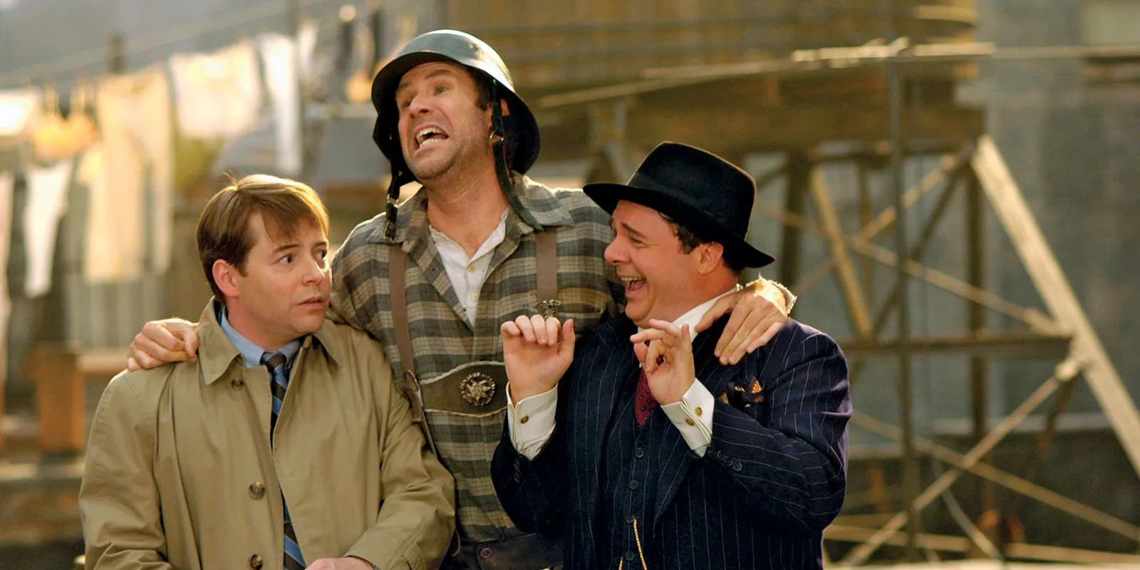 Matthew Broderick, Will Ferrell, and Nathan Lane in The Producers