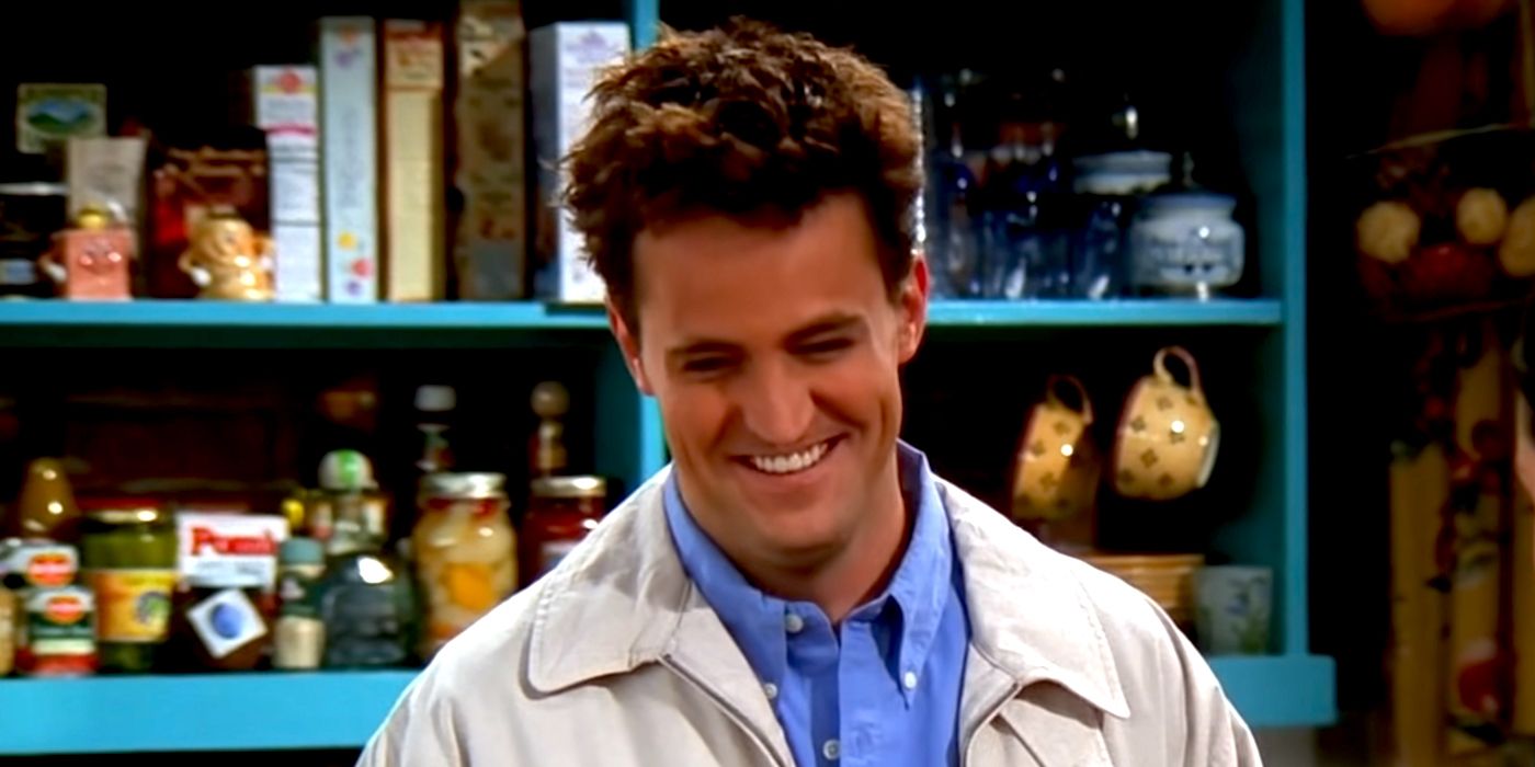 Matthew Perry as Chandler Smiling on Friends