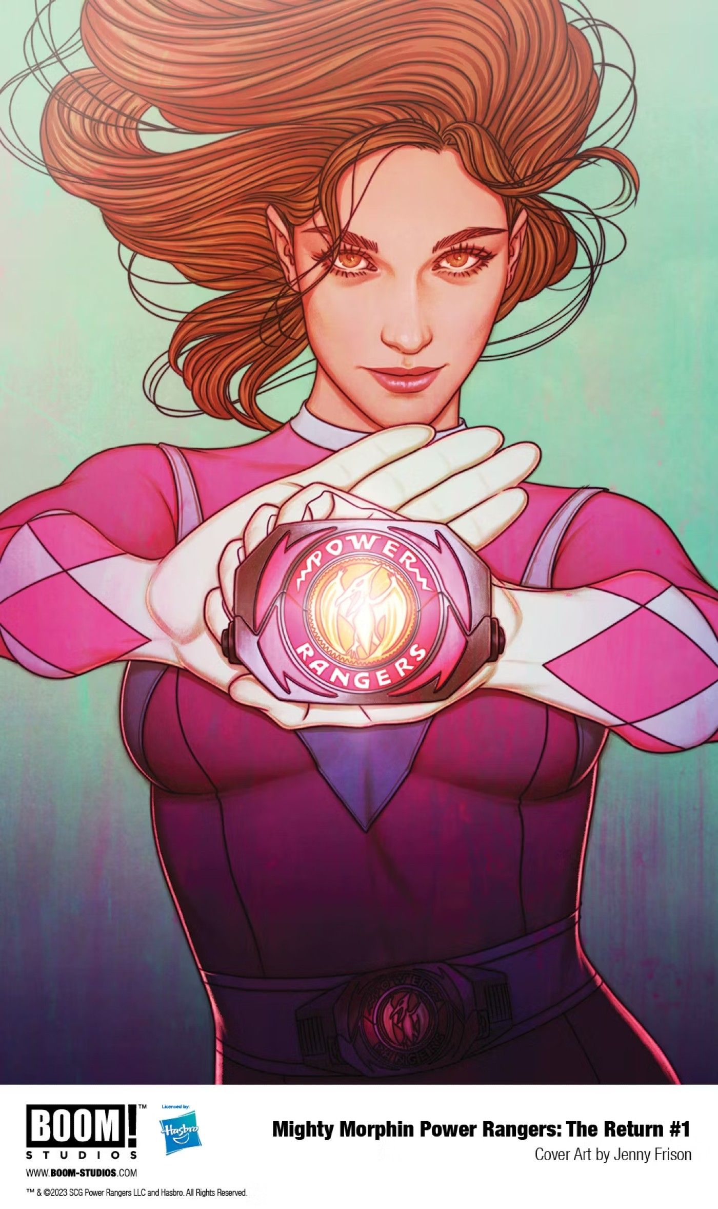 Mighty Morphin' Power Rangers The Return #1 jenny frison cover