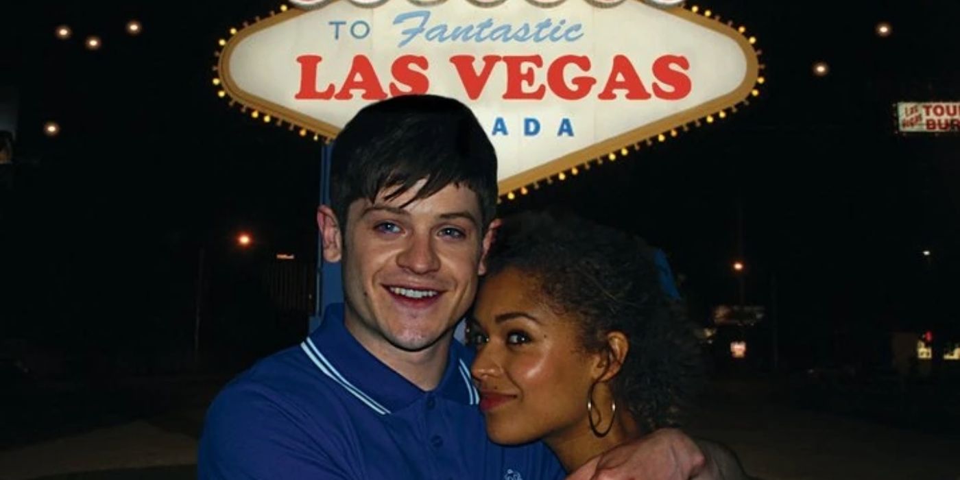 Alisha Daniels and Iwan Rheon as Alisha and Simon in Vegas in Misfits