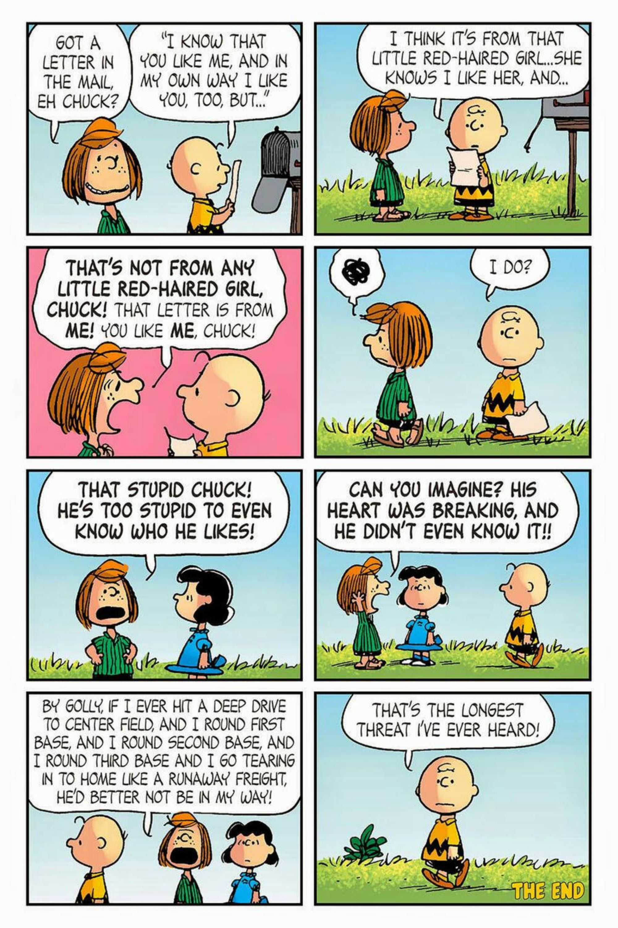 Peppermint Patty, Lucy, and Charlie Brown Peanuts