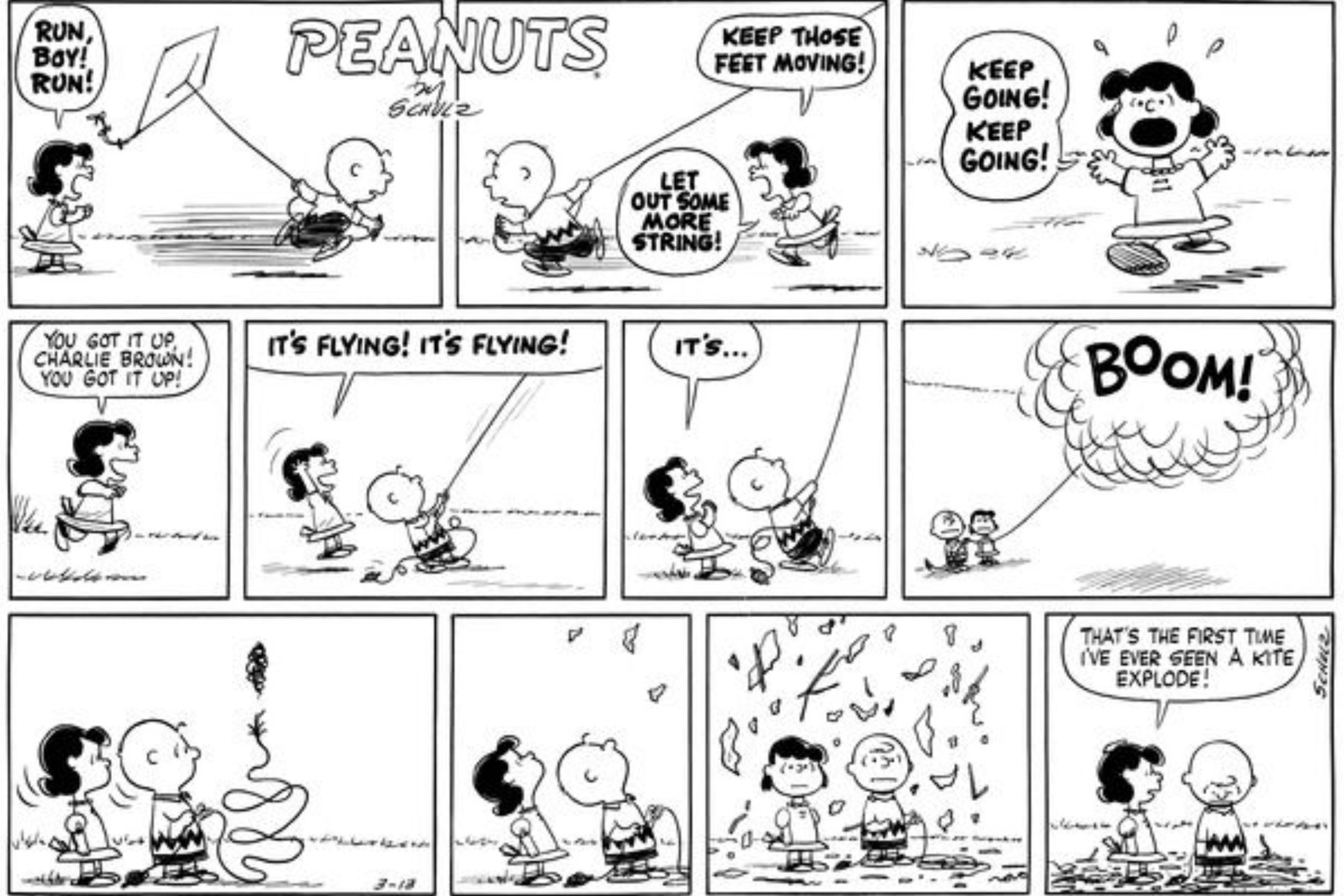 Lucy and Charlie Brown Peanuts