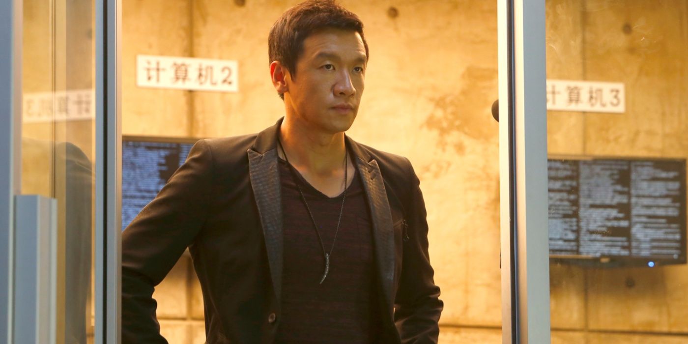 Wujing (Chin Han) in a glass office in The Blacklist