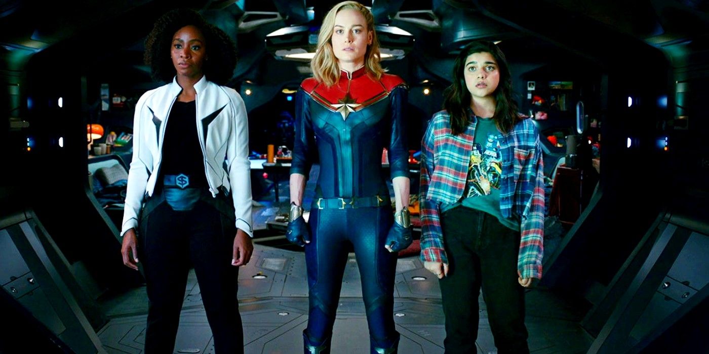 Monica Rambeau, Carol Danvers, and Kamala Khan In The Marvels